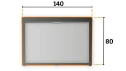 Obelink Velum 1400 X 800 Combirollo -Obelink 140x80 ecommerce 2