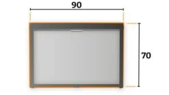 Obelink Velum 900 X 700 Combirollo -Obelink 90x70 ecommerce 1