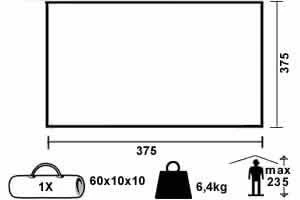 Obelink Tarp/Wing Beige TC 5 Obelink Tarp/Wing Beige TC – Image 3