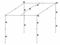 Hypercamp PVC Annexe 7 Hypercamp PVC Annexe -Obelink hypercamp aanbouw frame ecommerce 1