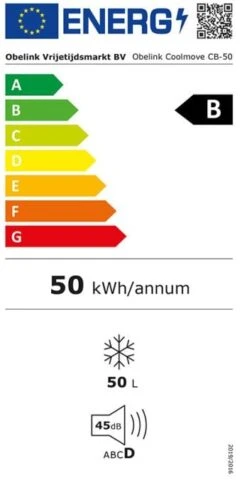 Obelink Coolmove 50 Glacière à Compresseur -Obelink label coolmove 50 ecommerce