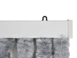 Obelink Rideau Chenille 200 X 100 Gris -Obelink obelink grijs 185x56 chenille gordijn 3 ecommerce 1