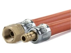 Obelink 1/4" Gauche X Raccord Rapide Tuyau De Gaz PVC - 1,5 M