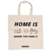 Obelink Home Is Where You Park It Tote Bag -Obelink obelink canvas tas hiwypi 1 ecommerce