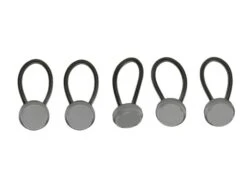 Obelink Set D'élastiques Courts Avec Un Bouton Plat - 9 Cm