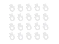 Obelink 20 Pièces Crochets De Rideau Ösi