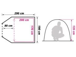 Obelink Milos 3 Deluxe Tente Dôme 19 Obelink Milos 3 Deluxe Tente Dôme -Obelink obelink milos 3 floor plan ecommerce