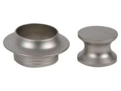 Obelink Bouton Poussoir - Silver -Obelink obelink push lock knop zilver 2 ecommerce