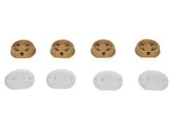 Obelink Raccords D'angles Ronds - White -Obelink obelink ronde hoekverbinders wit overig ecommerce