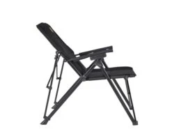 Obelink Sevilla 3D Chaise Pliante Réglable - Noire -Obelink obelink sevilla 3d vouwstoel black4 ecommerce