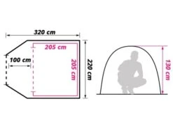 Obelink Shelter 3 CoolDark Tente Dôme 15 Obelink Shelter 3 CoolDark Tente Dôme -Obelink obelink shelter 3 cooldark floor plan ecommerce 7d85