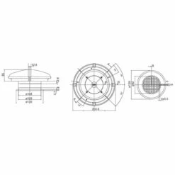 Obelink Aérateur De Toit Avec Grille -Obelink sfi012s 3 ecommerce