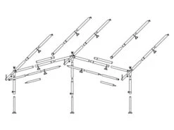 Obelink Armature Auvent Acier 28 Mm Taille 11 - 20
